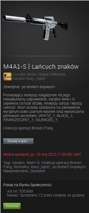 M A S A Cuch Znak W Ft Cs Go Skin Csgo Skiny Cs Turzyn Kup Teraz