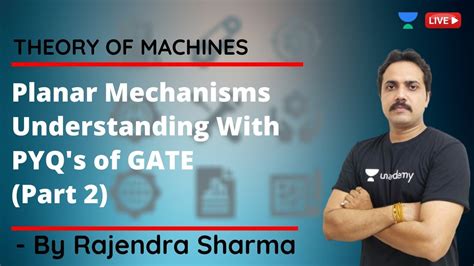 Planar Mechanisms Understanding With PYQ S Of GATE Part 2 Theory Of