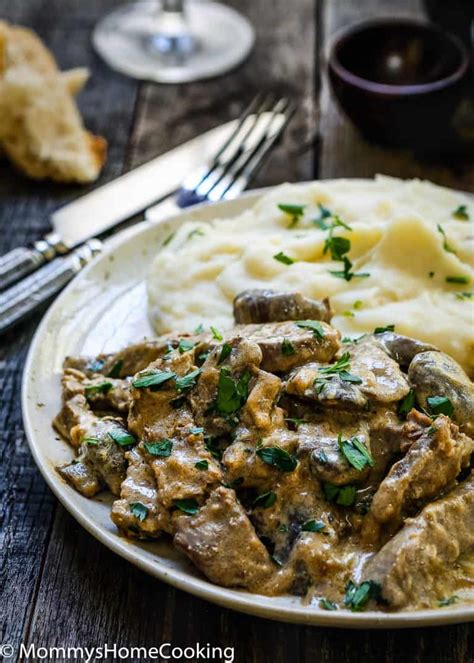 Easy And Quick Beef Stroganoff Mommy S Home Cooking