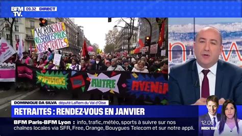 Interview de Dominique Da Silva sur la réforme des retraites BFMTV