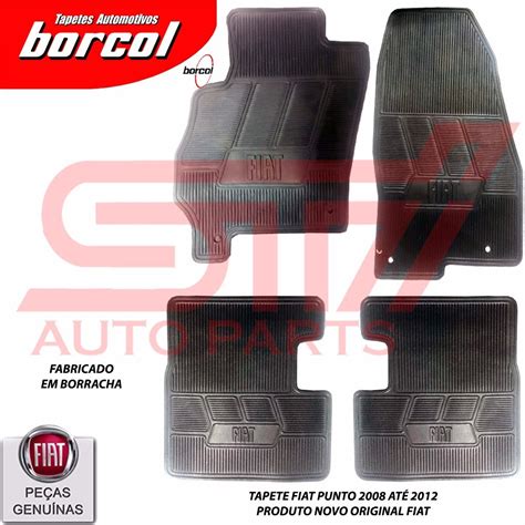 Tapete Borracha Punto E Linea Borcol 4t Original Fiat Novo R 148 00