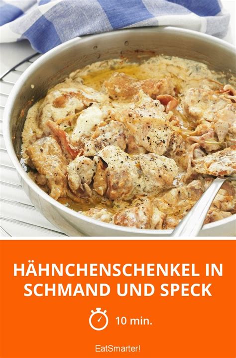 Hähnchenschenkel in Schmand und Speck Rezept EAT SMARTER