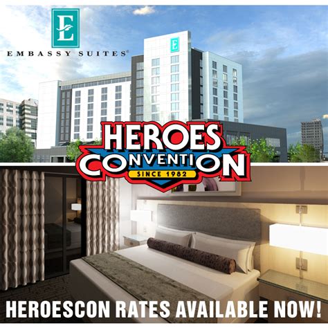 The Heroesonline Blog Heroescon Hotel Added Embassy Suites