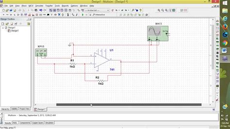 Non Inverting Op Amp Amplifier