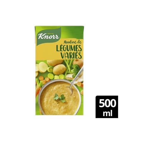 Soupe mouliné de légumes variés KNORR la brique de 50 cl