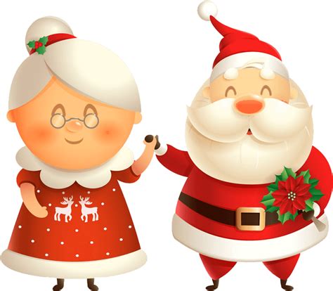 Mrs Claus Clause Santa Claus Father Christmas Merry And Bright