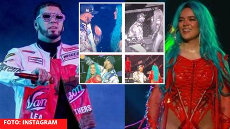 Anuel Aa Sorprende A Karol G En Pleno Concierto En Puerto Rico Y La