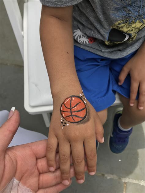 Basketball Face Painting Ideas