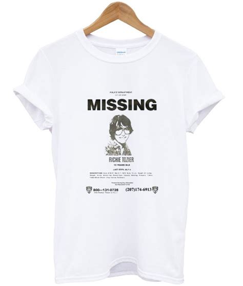 It 2017 Movie Missing Richie Tozier Poster T Shirt