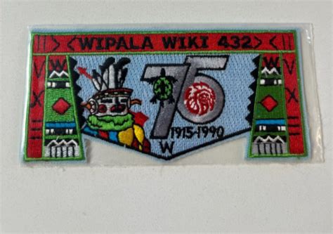 Boy Scout Oa Wipala Wiki Lodge Flap S Th Anniversary