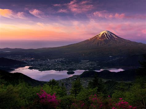 Wallpaper Japan, Fuji volcano, mountain, morning 1920x1200 HD Picture, Image