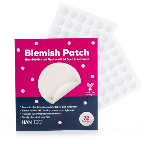 Hanhoo Blemish Acne Pimple Patch 72 Count