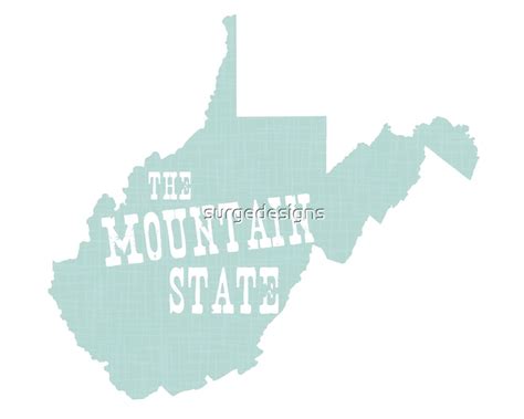 West Virginia State Motto Slogan By Surgedesigns Redbubble