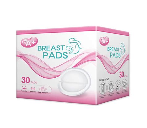 Free Sample High Quality Breast Pads Disposable Breast Nursing Pads For