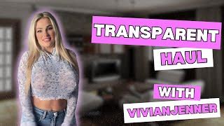 4k Transparent Try On Haul 2024 Super Cute Lingerie Get Ready With Me