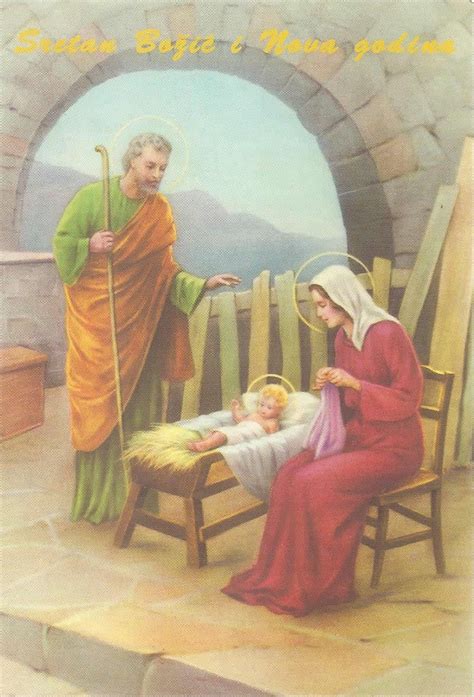 Božićna čestitka - 4 - Svetište M.B. Tekije | Auguri natale, Natività ...