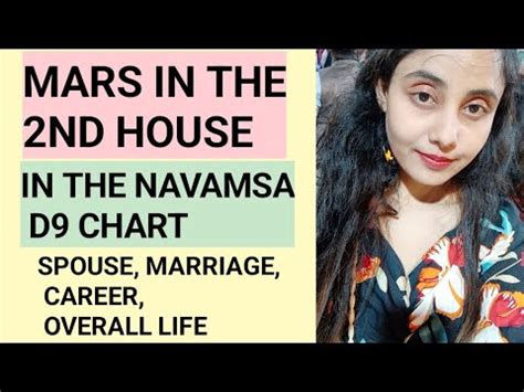 Mars In The Second House In The Navamsa D Chart Youtube