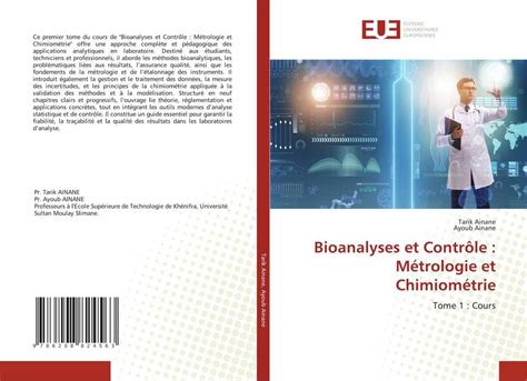 bioanalyses  controle metrologie  chimiometrie tarik ainane