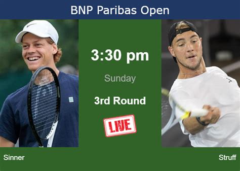 How To Watch Sinner Vs Struff On Live Streaming In Indian Wells On