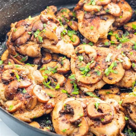 Skillet Chicken And Mushrooms Craving Home Cooked