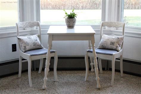 Dining Chair Makeover How To Strip Paint And Recover Chairs Love