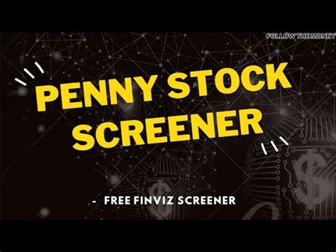 How To Find Penny Stocks Before They Explode Finviz Breakout YouTube