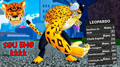 Esse O Verdadeiro Poder Da Fruta Leopard No Blox Fruits Youtube