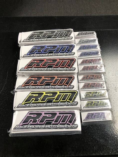 Rpm Carbon Fiber Style Stickers Race Proven Motorsports