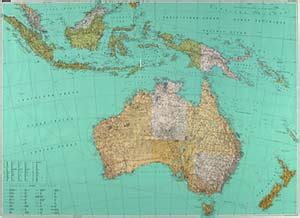 Australia Political Wall Map