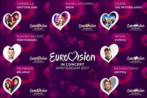 Join Us on Eurovision: Eurovision in Concert 2017: 7 acts already confirmed!