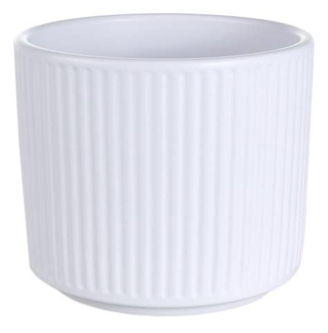 Osłonka cylinder ceramiczna 14 cm biały mat CERMAX Bricomarche pl