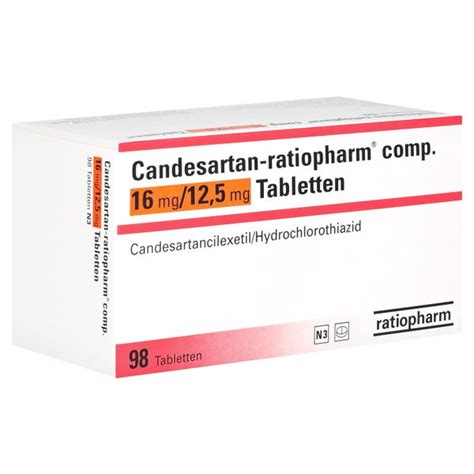 Candesartan Ratiopharm Comp Mg Mg Tabl St St Online