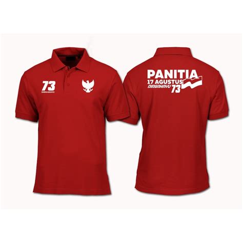 Jual Promo Kaos Polo Shirt Panitia Agustus Shopee Indonesia