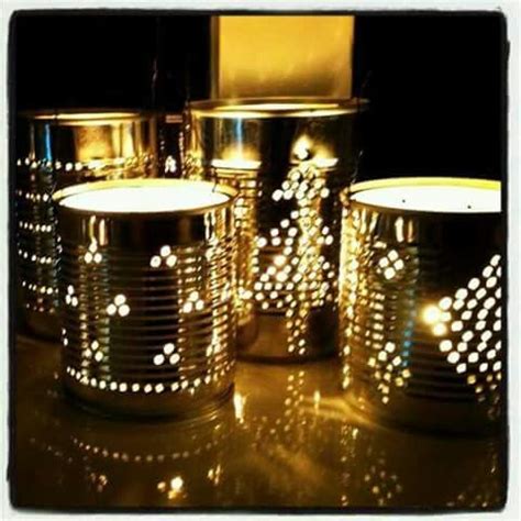 Lamparas Con Latas Decor Tin Can Lanterns Tin Can Crafts