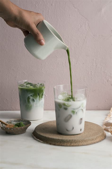 Matcha Iced Latte A Cozy Kitchen