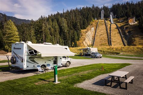 Whistler Olympic Park RV Campground Camping RVing BC