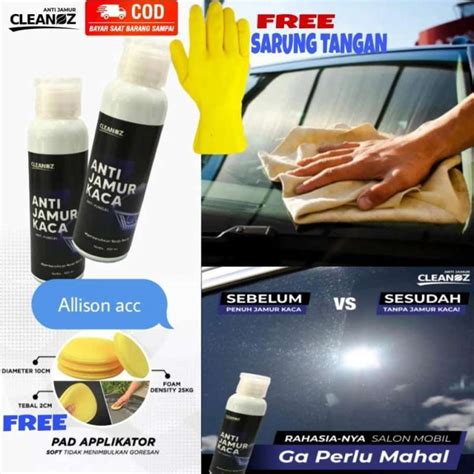 Jual Cleanoz Anti Jamur Kaca Mobil Obat Cairan Pembersih Jamur Kaca