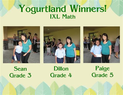 September’s IXL Math Recipients | Mrs. Hara – 7th/8th Grade Math