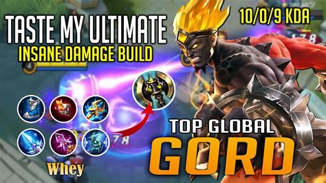 Insane Damage Gord Best Build 2020 Gameplay By Top 1 Global Gord