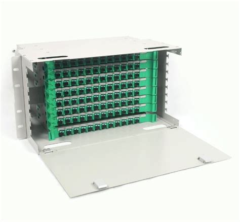 12 24 144 Port Loaded SC Simplex Rack Mount Patch Panel 6U FTTH FTTB