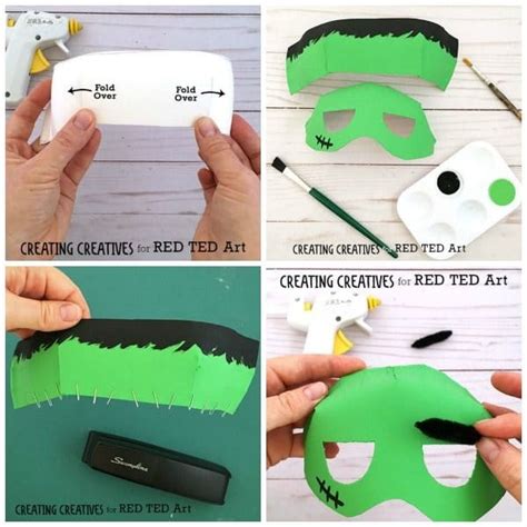 Frankenstein Mask Template