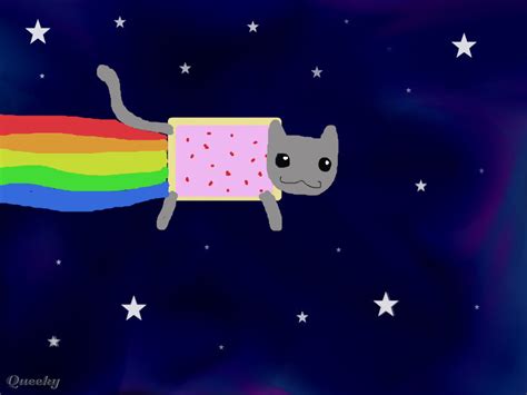 Nyan cat ← a fan-art Speedpaint drawing by Ramensoutome - Queeky - draw ...