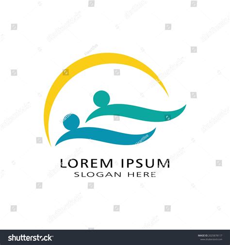 Simple Swimming Pool Silhouette Sea Ocean Stock Vector Royalty Free