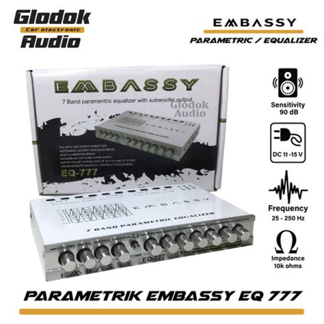 Jual Parametric Equalizer Embassy Eq Priem Equalizer Band