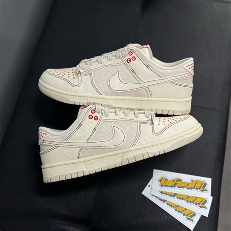 Nike Dunk Low Retro Se Lt Orewood Brown Sashiko Shopee Thailand