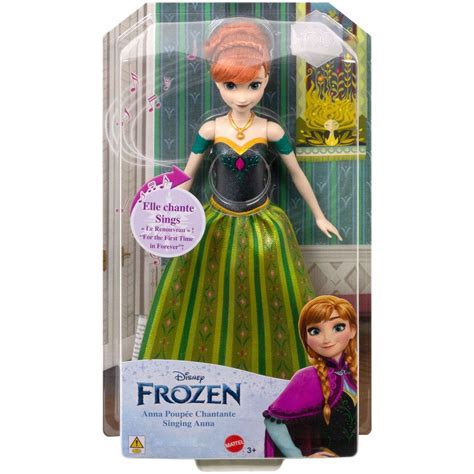 Disney Princess Poup E Anna Chantante Reine Des Neiges Pas Cher Auchan Fr