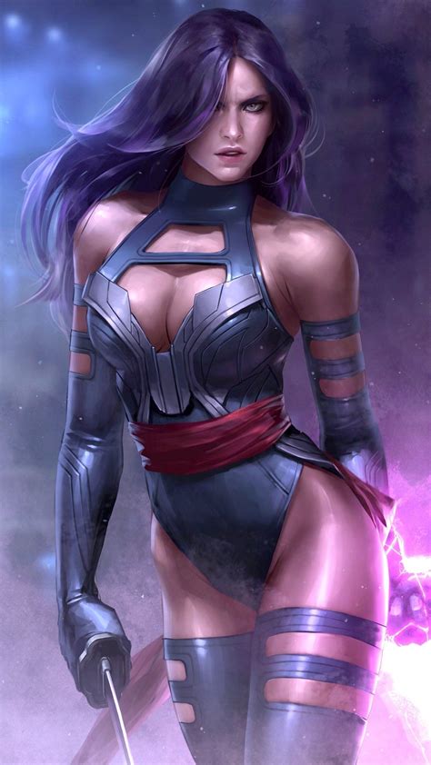 Psylocke Marvel Girls Marvel Comics Art