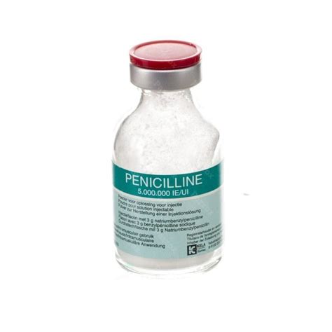 Penicilline 100x1vial 5.000.000 Ie kopen - Pazzox, online apotheek