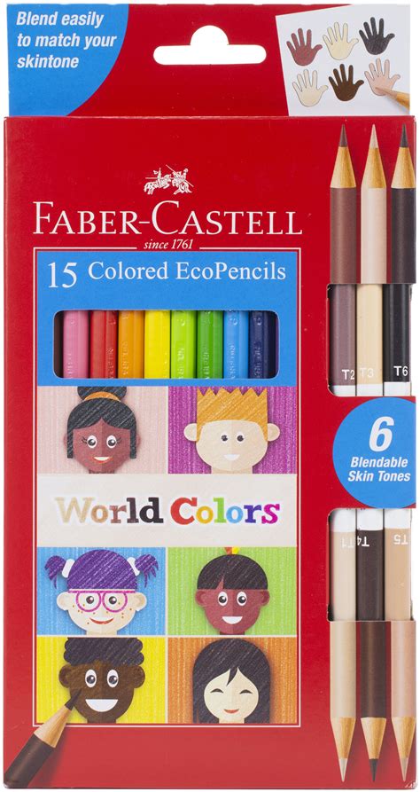 Skin Tone Colored Pencils Faber Castell Asoundsunlimited