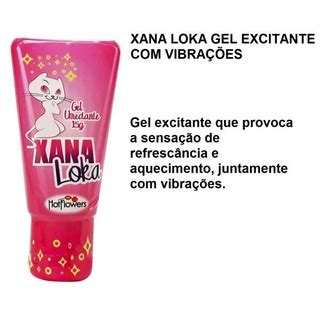 Kit 10 Xana Loka Gel Excitante Feminino 15g Hot Flowers SEX SHOP